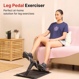 Fitkit by Cult Pedalgo Mini Cycle Pedal Exerciser with Adjustable Resistance| Digital Display| Compact & Portable Design - for Light Leg and Arm Exercise and Physiotherapy at Home (Black) image 3