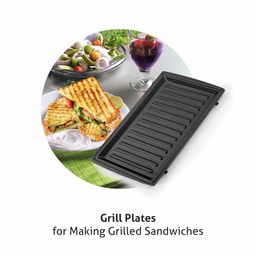 Glen Multi Snack Maker 3022 with Interchangeable Plates 750W (SA-3022MSM) image 4