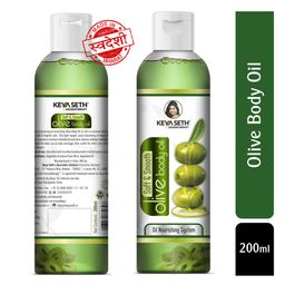 KEYA SETH AROMATHERAPY, DEVICE OF DROP Pure Olive, Sandalwood, Almond and Saffron Aromatherapy Soft and Smooth Fairness Body Oil (200ml) image 2