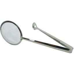 HandyHub 1 Pcs Multi-Functional 2 in 1 Fry Tool Filter Spoon Strainer with Clip,Oil Frying BBQ Filter Stainless Steel Mesh Strainer Kitchen Tool image 4