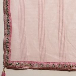 Stylum Embellished Gotta Patti Net Designer Saree image 5