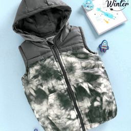 Babyoye Sleeveless Quilted Gilet - Grey-image-9