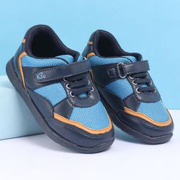 Babyoye Casual Shoes with Velcro Closure - Blue-image-95