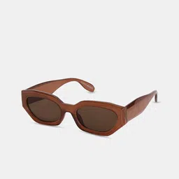 Vero Moda Women Brown Lens & Brown Oval Sunglasses-image-31