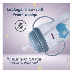 Adore Pro Hoop a Loop 2 in 1 Sipper Cup with Handle and Dust Free Cap Blue - 250 ml image 5