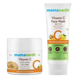 Mamaearth Vitamin C 2-Pcs Face Wash 100ml & Face Mask 100g Combo-19