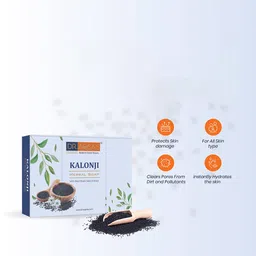 Dr.Aqsas Kalonji Herbal Soap With Real Black Seed Extract- 100 ml image 1