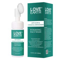 LOVE EARTH Anti Acne & Chemical Exfoliation Foaming Face Wash - 100ml-56
