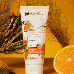 Fabindia Vitamin C Citrus Fruits Face Wash - 100 ml-55