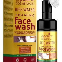 Spantra Rice Water Foaming Face Wash With Built in Face Brush - 100 ml-26