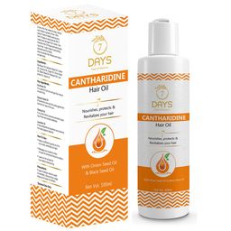 7 DAYS Cantharidine Hair Oil for Hair Fall & Breakage - 100ml-16