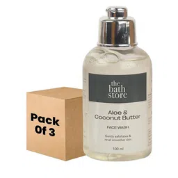 The Bath Store Aloe & Coconut Butter Set Of 3 Face Wash - 100ml Each-53