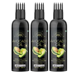 Desi Crew Set Of 3 100% Pure & Natural Avocado Oil For Hair & Skin - 100 ml Each-17