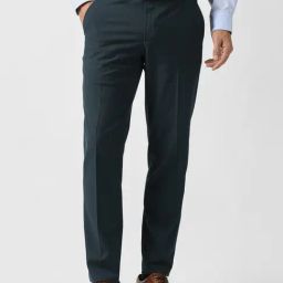 Van Heusen Navy Slim Fit Trousers-image-76