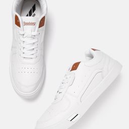 Roadster Men Sneakers with Perforated Detail-image-52