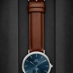 Daniel Wellington Men Textured Dial & Leather Straps Analogue Watch DW00100709K-image-89