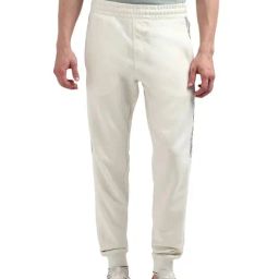 Calvin Klein White Regular Fit Printed Joggers-image-49