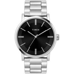 Timex Men Black Round Dial Analog Watch - TWHG35SMU07-1