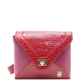 THE HOLISTIK Glititer II Red Textured Medium Handbag-12