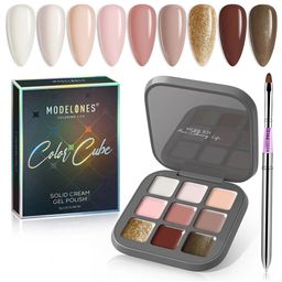 Modelones Best Ever Coffee Time Gel UV Palette Nail Polish - b101030007a-10