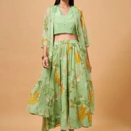 Marigold Lane Green Floral Print Shrug-picture-37