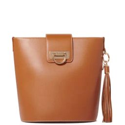 Forever New Light Tan Solid Medium Slings Handbag-image-8