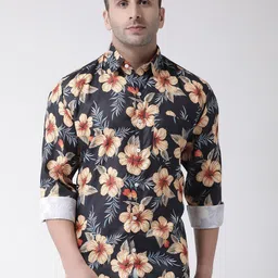 hangup plus Slim Fit Floral Printed Casual Shirt-image-35