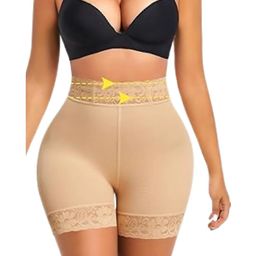 Kilvis Cream High-Rise Polyester Shapewear-image-72