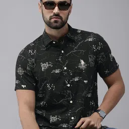 U.S. Polo Assn. Denim Co. Slim Fit Graphic Printed Casual Shirt-image-59