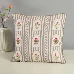 India Circus Grey Canvas Spell Duck Cushion Cover-picture-10