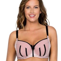 PARFAIT Dusty Rose & Black Under Wired Full Coverage Bra-image-62