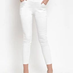 Global Republic White Skinny Fit Jeggings-image-55