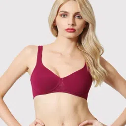 Van Heusen Wine Non Wired Non Padded Full Coverage Bra-picture-36