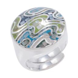 Mia by Tanishq 92.5 Sterling Silver Capture the Ocean Ring for Women-image-48