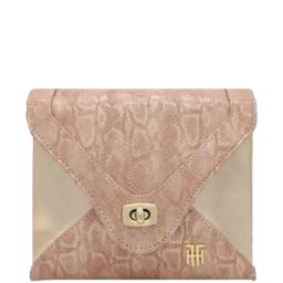 THE HOLISTIK Glititer Rose Gold Textured Medium Handbag-17