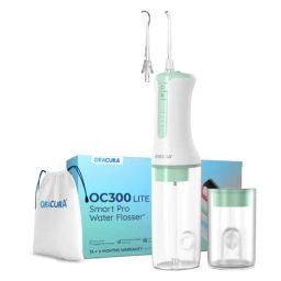 Oracura OC300 LITE Smart Pro Rechargeable Water Flosser With Micro-Bubble Technology (Green)-image-11