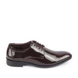 Fausto Men's Brown Derby Shoes-picture-29