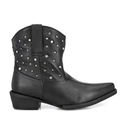 Carlo Romano Women's Black Cowboy Boots-55