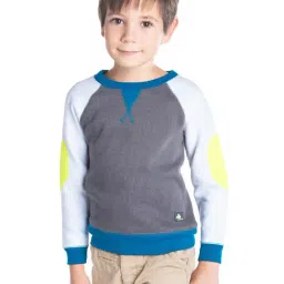 Cherry Crumble By Nitt Hyman Kids Grey Solid Sweatshirt-image-84