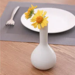 Clay Craft White Ceramic Vase - Set of 2-image-19