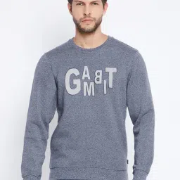 Crimsoune Club Blue Regular Fit Printed Sweatshirt-image-29