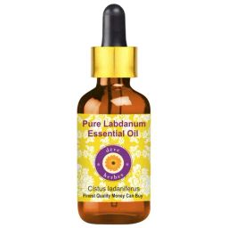 Deve Herbes Pure Labdanum Essential Oil with Glass Dropper - 100 ml-image-1
