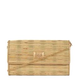 Baggit Beige Textured Tri-Fold Wallet for Women-image-45