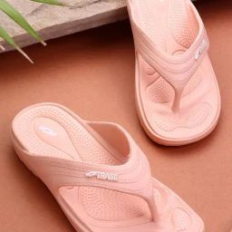 Trase Women's Peach Flip Flops-picture-21