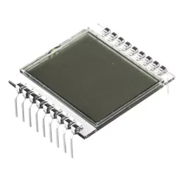 RS PRO 7-Segment LCD Display, Black on Grey, 1 Row by 2 Characters, Reflective Model No 2156442-93