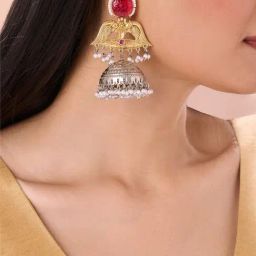 Abdesigns Gold-Tone Plated Elegant Minimal GPEarringKC228R03 Earrings-image-95