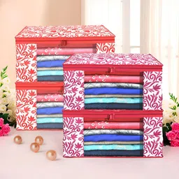 Aura Pink & Red 4 Pieces Multi-Utility Organisers-15