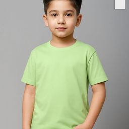FBAR Boys Pack of 2 Solid Round Neck Pure Cotton T-shirts-picture-32