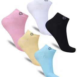 Dollar Socks Men Pack Of 5 Cotton Ankle-Length Sock-45