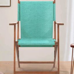 Chumbak Bistro Maldivian Solid Brown Wood Folding Chair-6